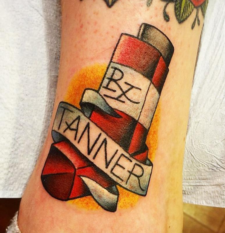 Inhaler Tattoo Benchmark Tattoo by Kyle Grover TattooNOW
